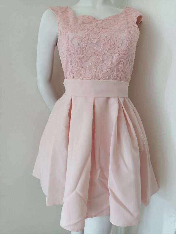 Dámské večerní šaty BI-2141 růžové - Bicotone - Dámské oblečení šaty