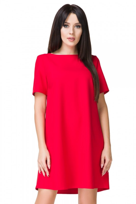 Dámské společenské šaty T203/6 červené - Tessita - šaty