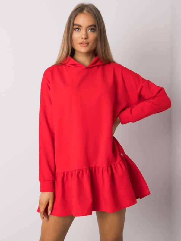 Dámské šaty RV SK 7184.22X Červená - FPrice - Dámské oblečení šaty