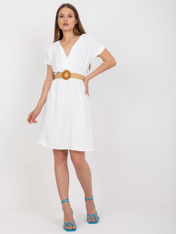 Dámské šaty CA SK 6308.55 Bílá - Rue Paris - Dámské oblečení šaty