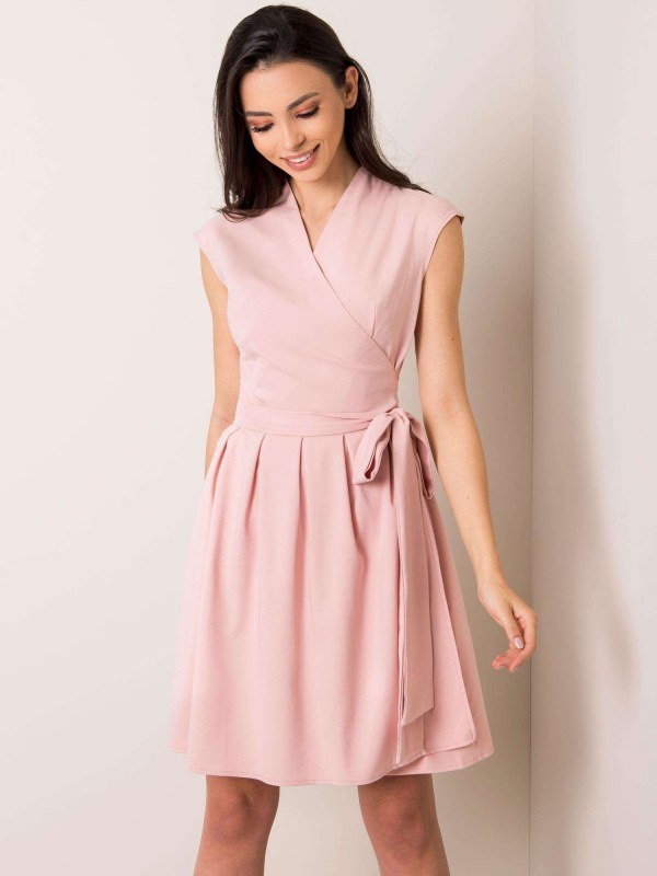 Dámské růžové šaty - Dámské oblečení šaty