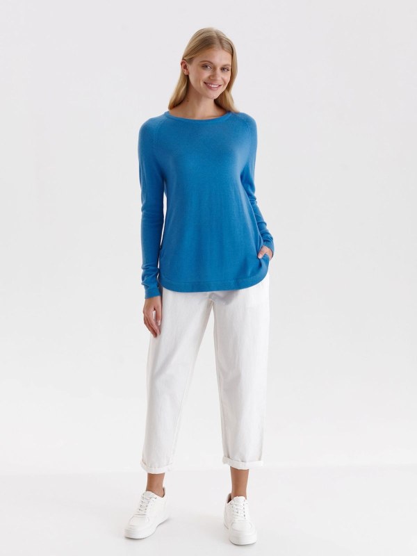 Dámský svetr SSW3553 modrá - Top Secret - Dámské oblečení svetry