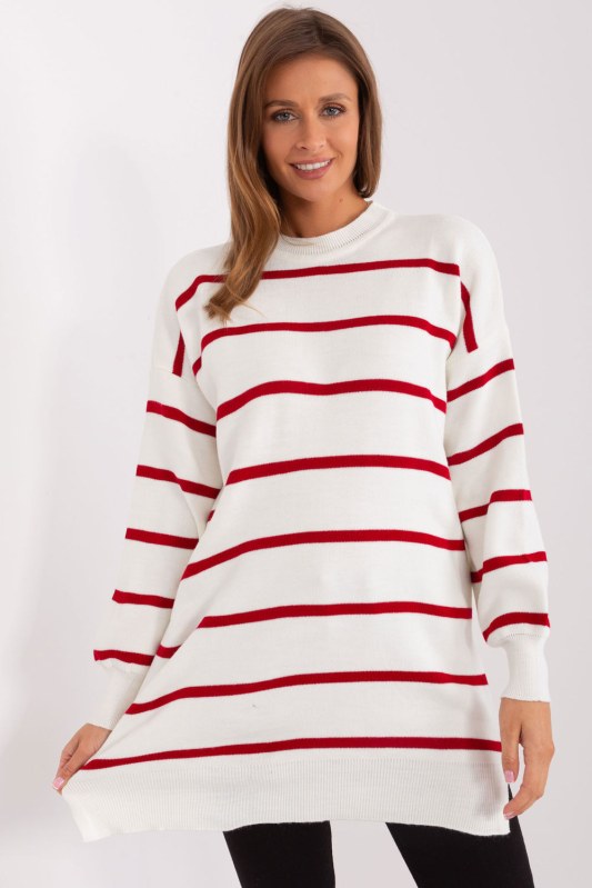 Dlouhý svetr model 187500 Factory Price - Dámské oblečení svetry