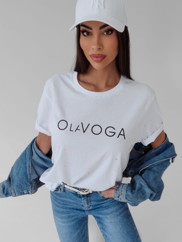 Dámské tričko 277907 bílé - Ola Voga - Dámské oblečení trika