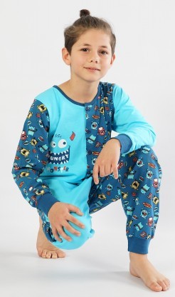 Dětský overal Monster - Pyžama a župany Děti Kluci Chlapecká pyžama Chlapecké overaly na spaní