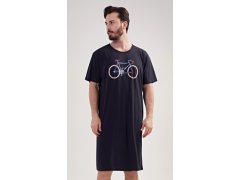 Pánská noční košile s krátkým rukávem Bike 5530530