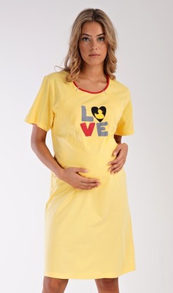 Dámská noční košile mateřská Kačenka - Pyžama a župany Ženy Dámské noční košile Kojící noční košile Kojící noční košile s krátkým rukávem
