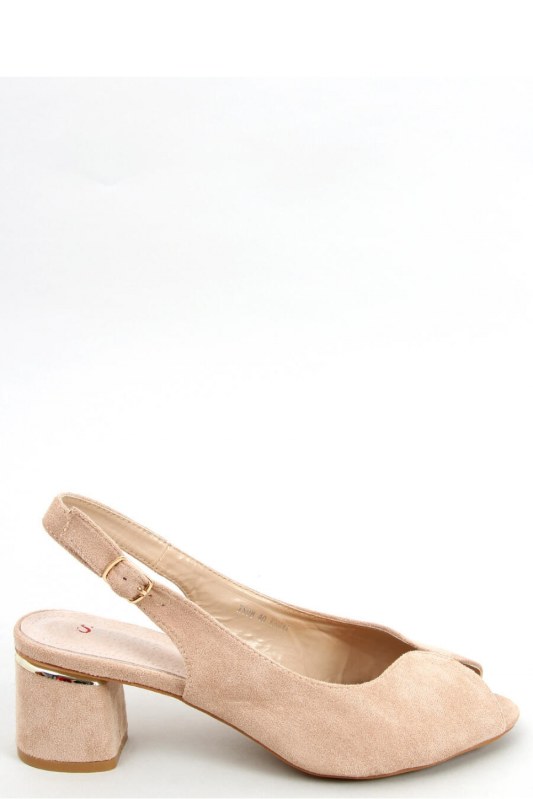 Sandály na podpatku model 166598 Inello - Dámské boty sandály