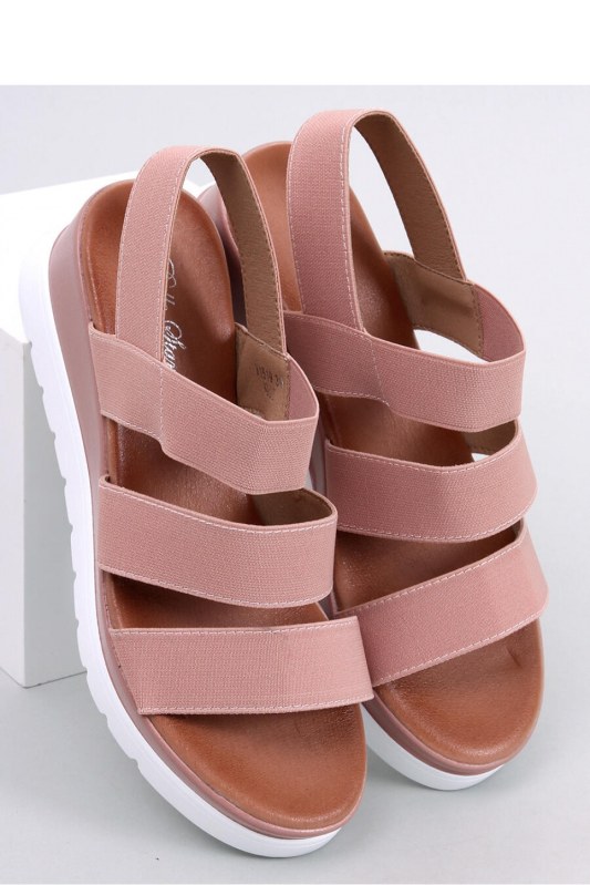 Sandály na podpatku model 179954 Inello