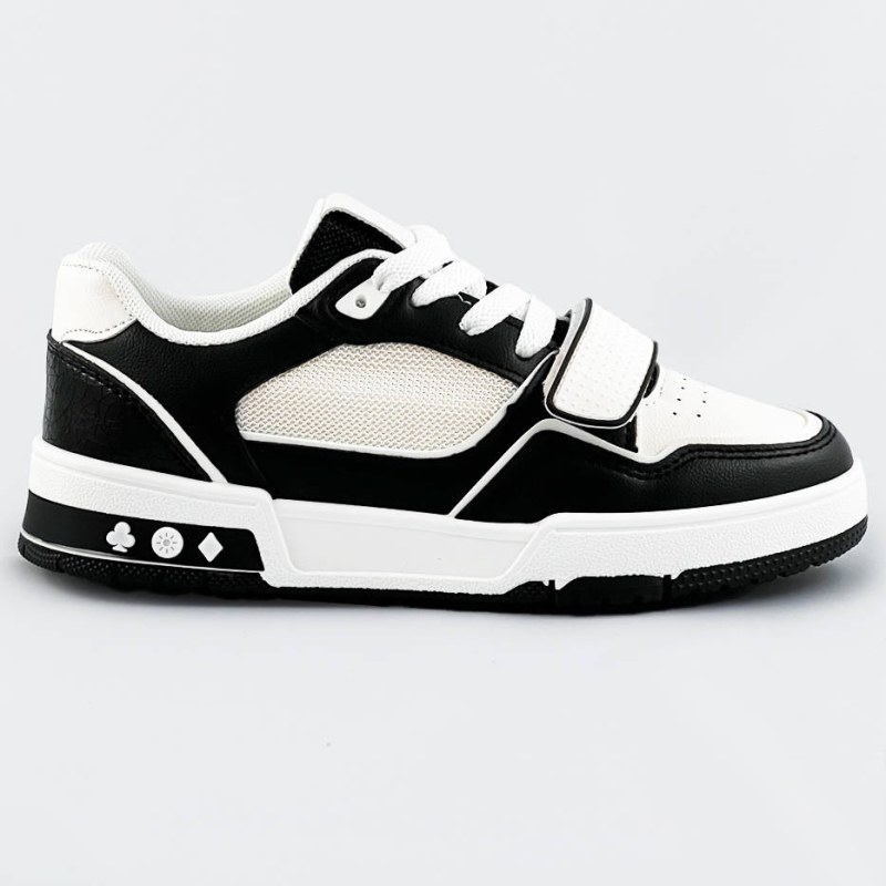 Černo-bílé dámské dvoubarevné tenisky "adidasky" (AD-585) - Dámské boty tenisky