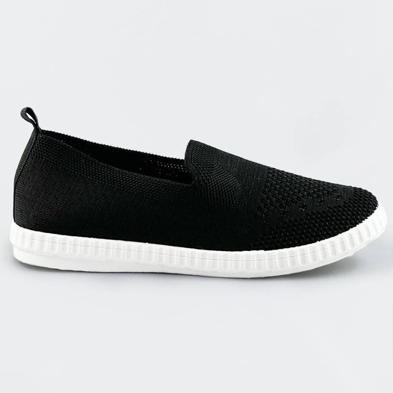 Černé ažurové tenisky (XA105) - Dámské boty tenisky