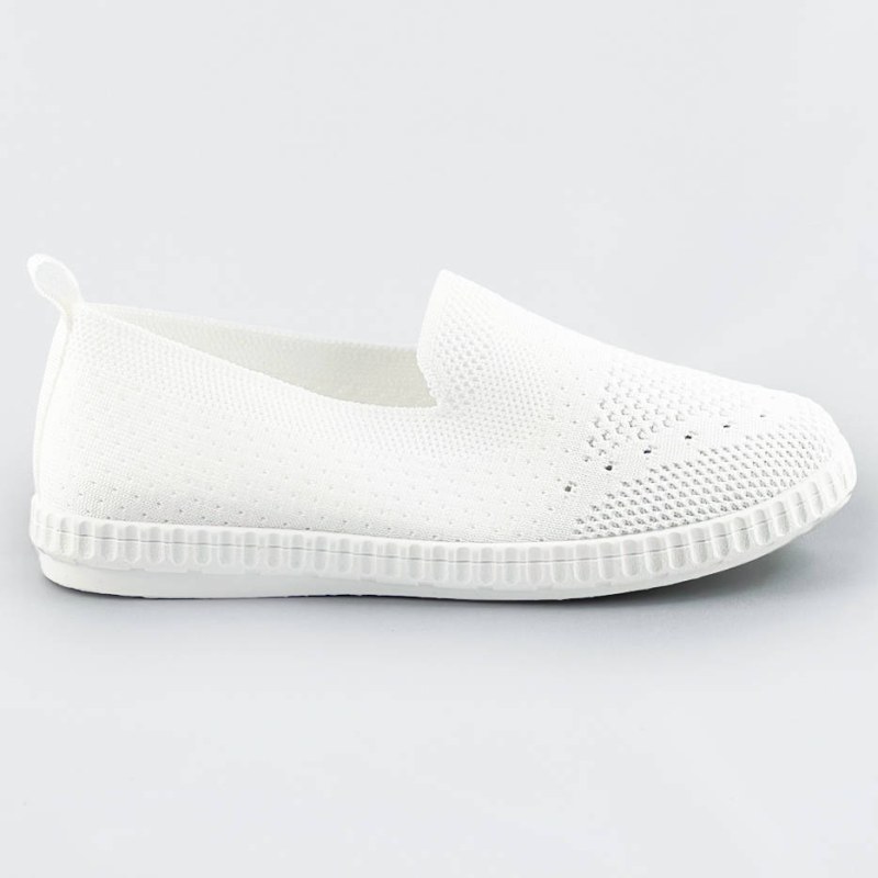 Bílé ažurové tenisky (XA105) - Dámské boty tenisky
