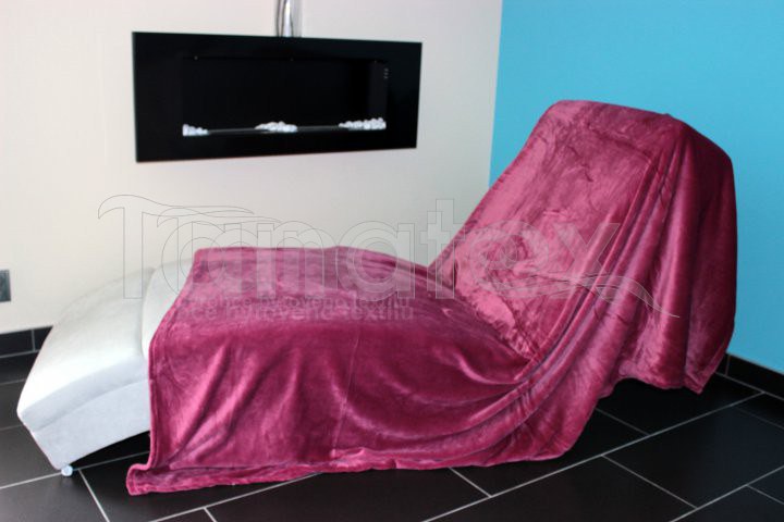 Deka Mikro - malinová - Přehoz na postel a deky Deky 150x200
