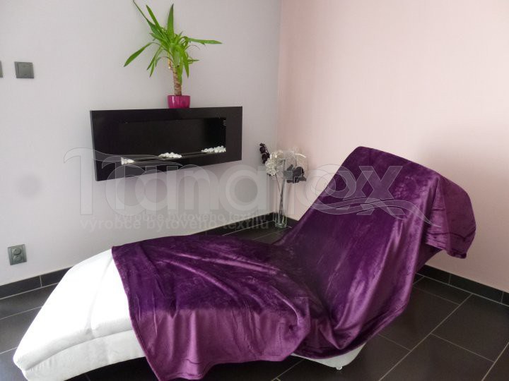Deka Mikro - tmavě fialová - Přehoz na postel a deky Deky 150x200