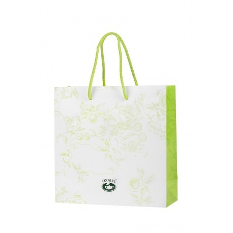 Dárková taška OXALIS - bílá velká - Příslušenství Dárkové tašky