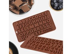 Silikonová forma na čokoládu - písmena 1