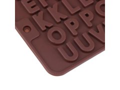 Silikonová forma na čokoládu - písmena 6