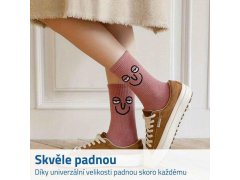 Vtipné ponožky emoce - veselé 3