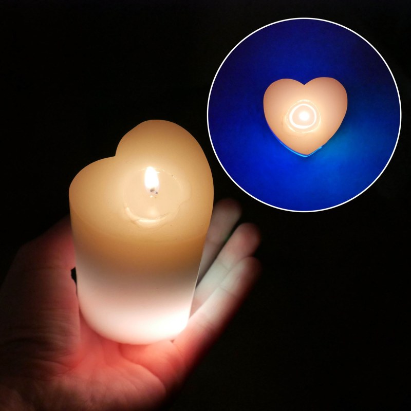 Kouzelná svíčka - srdce - Dárky