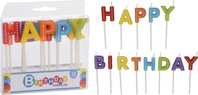 Skvělý set narozeninových svíček - Párty věci