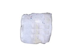 Lisované hadry 10kg Bílý textil