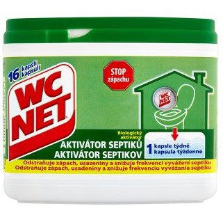 WC NET aktivátor septiků 16 sáčků - Čistící a mycí prostředky Dezinfekční prostředky Odpady a plísně
