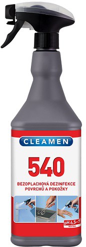 Cleamen 540 alkoholová dezinfekce povrch - Nezařazené