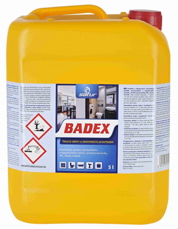 Satur Badex 5l - Čistící a mycí prostředky Dezinfekční prostředky Dezinfekční přípravky