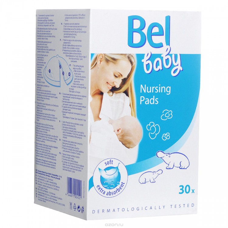 BEL baby prsní vložky 30ks - Zdravotnické potřeby Ostatní zdravotnické potřeby