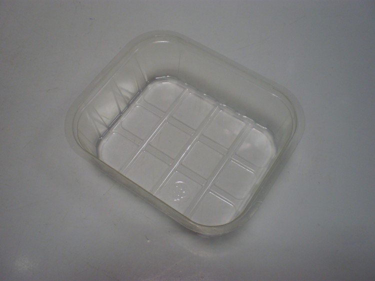 Vanička/Miska průhled hranatá 500ml 50ks - Jednorázové nádobí Kelímky, tácky, talíře, boxy
