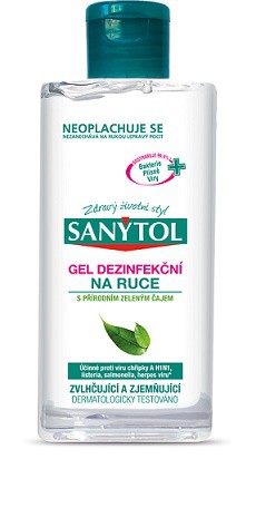Sanytol dezinfekční gel 75ml - Čistící a mycí prostředky Dezinfekční prostředky Dezinfekční přípravky