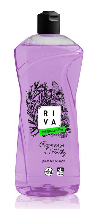 Riva tekuté mýdlo antibakteriální +glyceryn 1l - Péče o tělo Tekutá mýdla Bez dávkovače