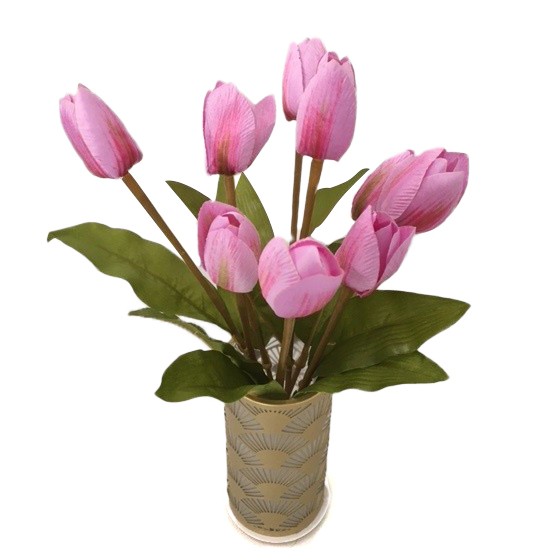 Tulipán svazek 9ks lila 30cm - Restaurace a rauty Dekorace
