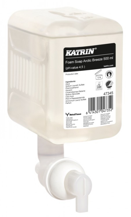 Katrin pěnové mýdlo Arctic Breeze 500ml - Papírové a hygienické výrobky Zásobníky a náplně