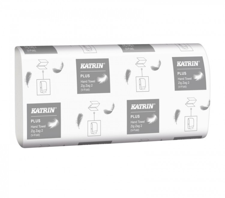 papírové ručníky Katrin Z-Z 2V celulóza 3000k - Papírové a hygienické výrobky Utěrky a ručníky