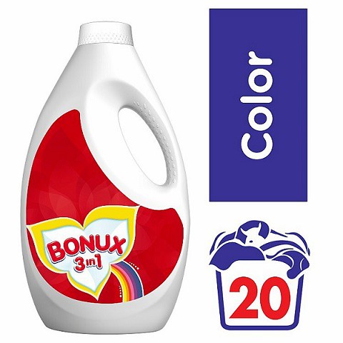 Bonux gel 20dávek / 1,3l color - Prací prostředky Prací gely, tablety a mýdla