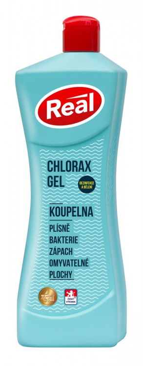 Real Gel chlorax 550g - Čistící a mycí prostředky Speciální čističe Koupelny
