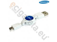 USB svinovací kabel s Mini-USB