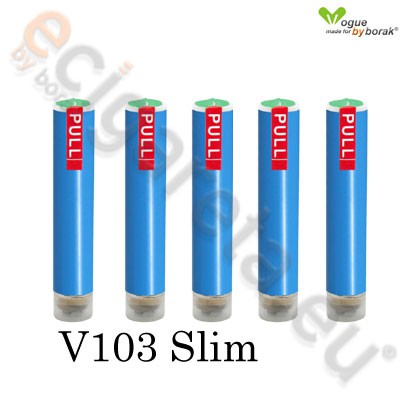 Cartomizery V103 Slim Vogue modré - 5 kusů Cartomizery V103 Slim Vogue modré - 5 kusů - Elektronická cigareta Elektronické cigarety Cartridge