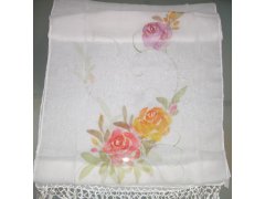 Zixi šála z hedvábí vyšívaná 122x35