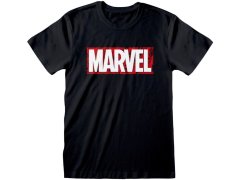 Tričko Pánské - Marvel - vel.LOGO|ČERNÉ|VELIKOST M