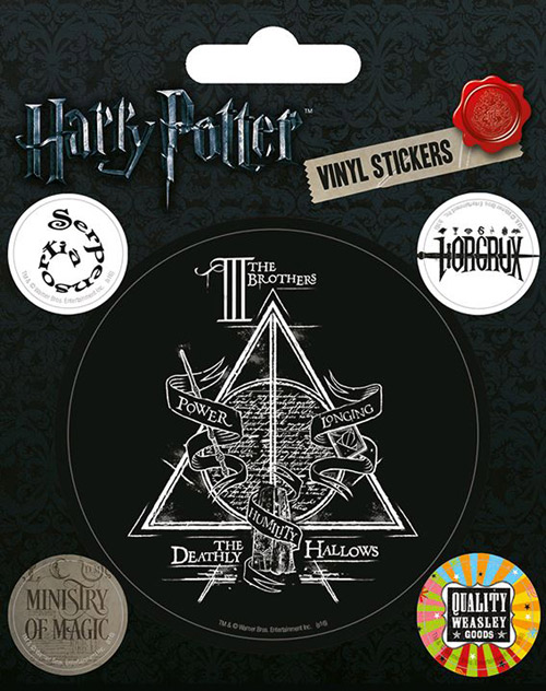 Samolepky - Set 5 Kusů - Harry Potter - Harry Potter