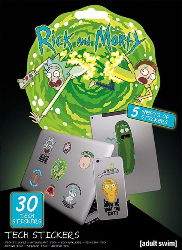 Samolepky Na Elektroniku - Rick And Morty