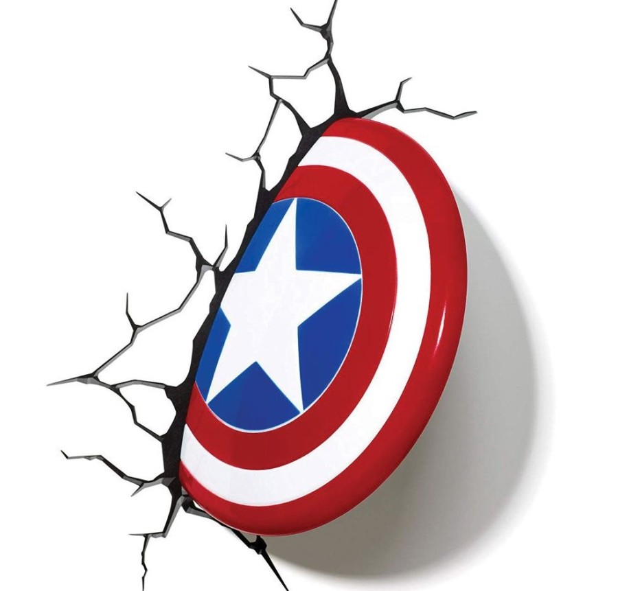 Lampa Dekorativní Na Zeď - Marvel - Captain America