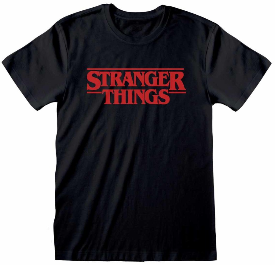 Tričko Pánské - Stranger Things - vel.LOGO BLACK|ČERNÉ|VELIKOST XL - Stranger Things