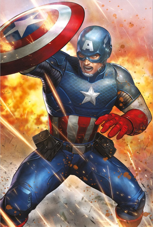 Plakát 61 X 91,5 Cm - Marvel - Captain America