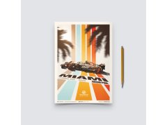 Automobilist Posters | Haas F1 Team - Miami - 2023, Mini Edition, 21 x 30 cm
