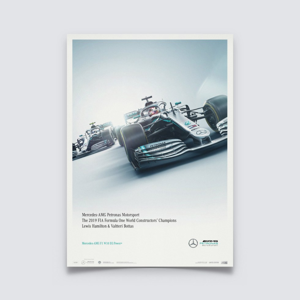 Mercedes-AMG Petronas Motorsport - 2019 - Team - Limited Edition - Další zboží F1 Plakáty