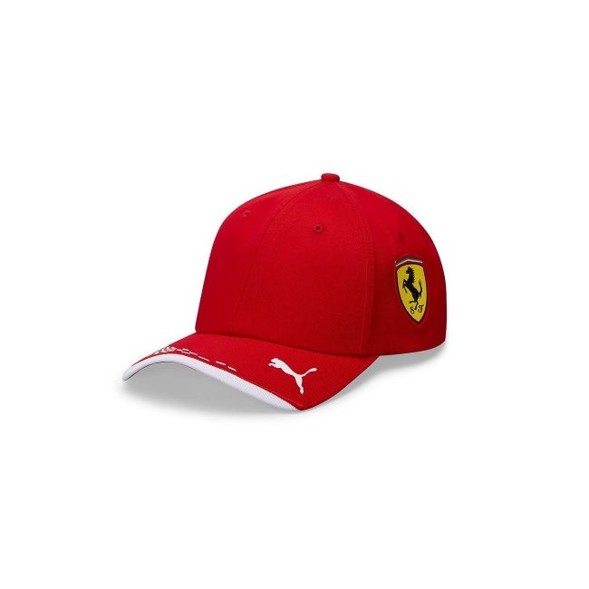 Dětská Ferrari kšiltovka Team červená - Ferrari Dětské kšiltovky a čepice