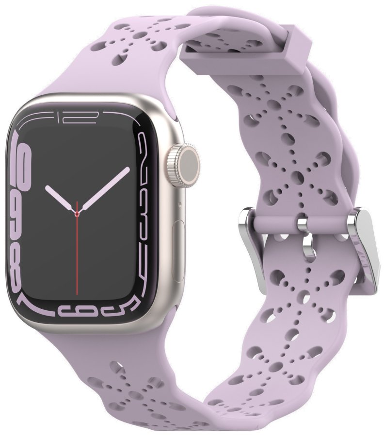 4wrist Silikonový řemínek pro Apple Watch 42/44/45/49 mm - Lavender - Hodinky 4wrist